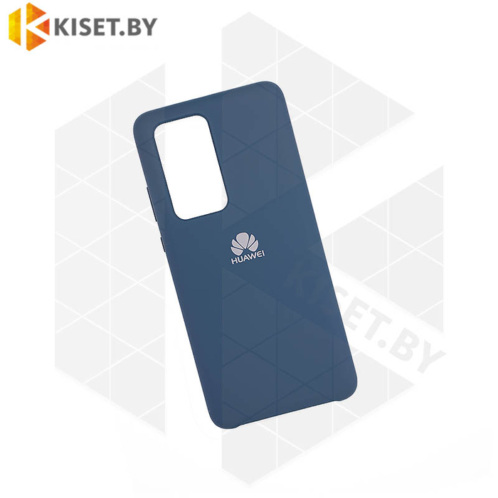 Soft-touch бампер Silicone Cover для Huawei P40 Pro / P40 Pro plus изумрудный
