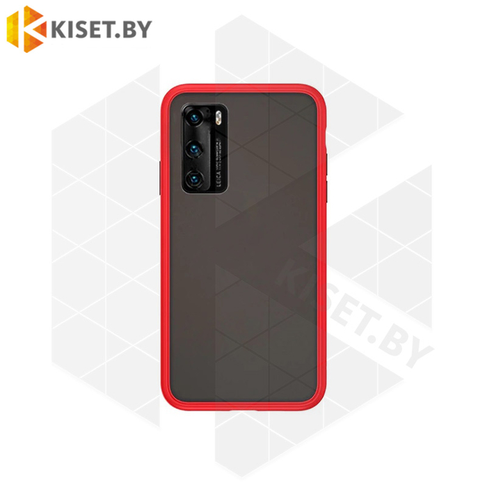Чехол-бампер Acrylic Case для Huawei P40 красный