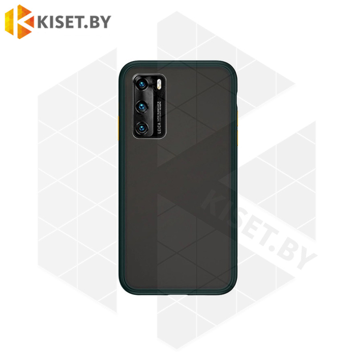 Чехол-бампер Acrylic Case для Huawei P40 Pro зеленый