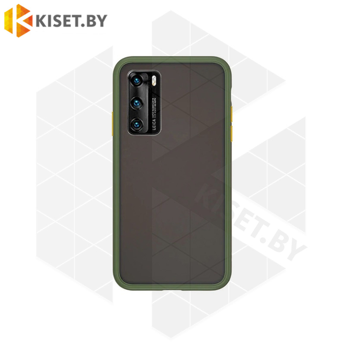 Чехол-бампер Acrylic Case для Huawei P40 салатовый