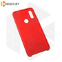 Soft-touch бампер Silicone Cover для Huawei P Smart Z красный