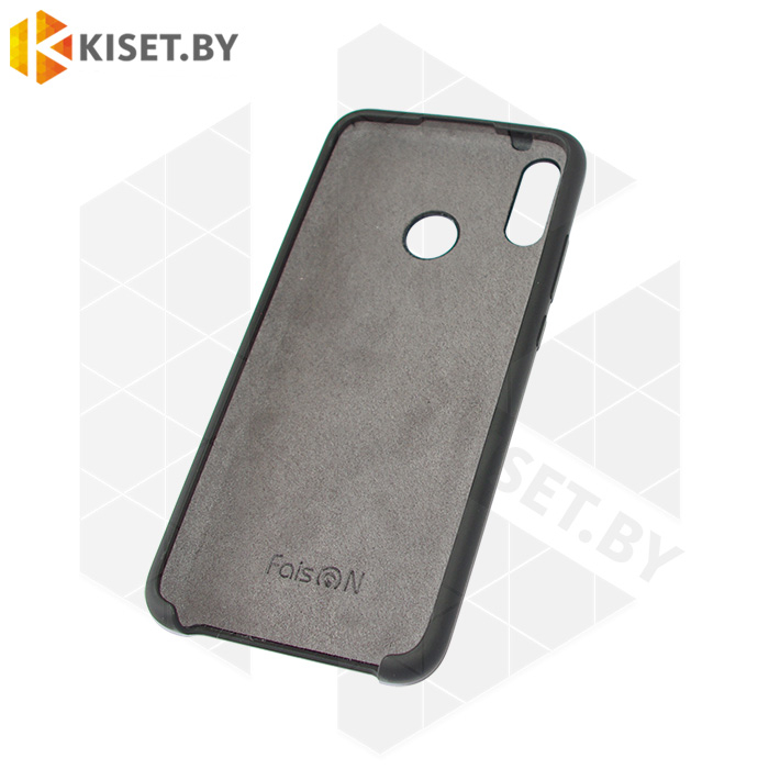 Soft-touch бампер Silicone Cover для Huawei P Smart Z  черный