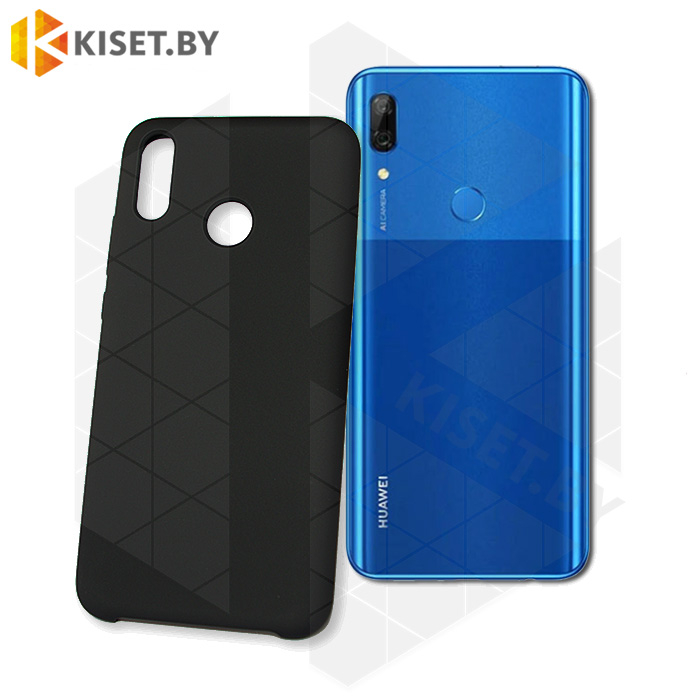 Soft-touch бампер Silicone Cover для Huawei P Smart Z  черный