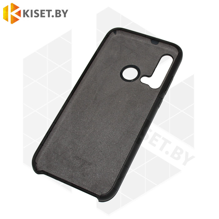 Soft-touch бампер Silicone Cover для Huawei P20 Lite (2019) / Nova 5i черный
