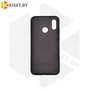 Soft-touch бампер Silicone Cover для Huawei P20 Lite черный с закрытым низом