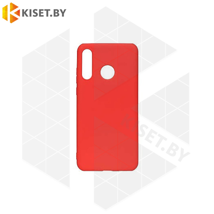 Силиконовый чехол Matte Case для Huawei P30 Lite красный
