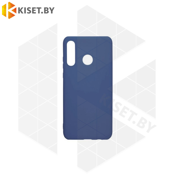 Силиконовый чехол Matte Case для Huawei P30 Lite синий