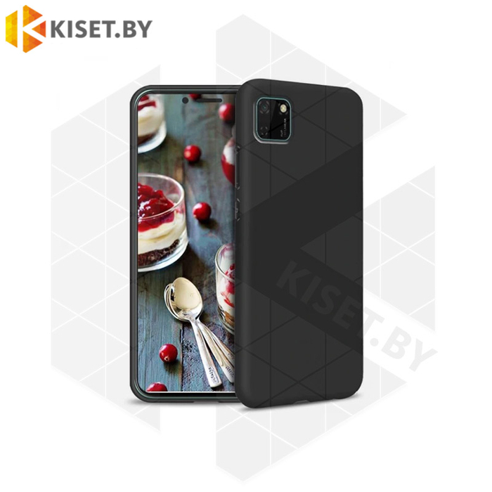 Силиконовый чехол Matte Case для Huawei Y5p / Honor 9S черный