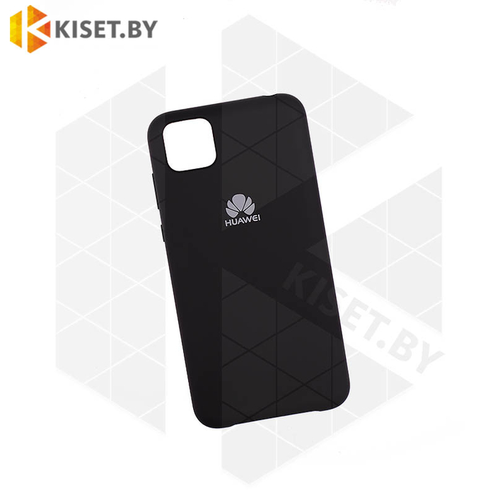 Soft-touch бампер Silicone Cover для HUAWEI Y5p (2020) / Honor 9S черный