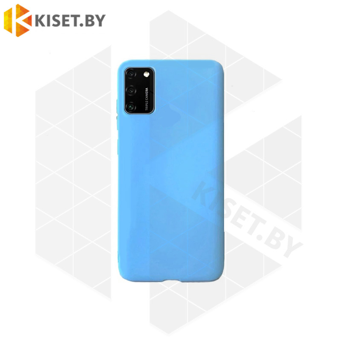 Силиконовый чехол Matte Case для Huawei Y5p / Honor 9S голубой