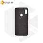 Soft-touch бампер Silicone Cover для Huawei Y6 2019 / Honor 8A черный с закрытым низом