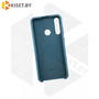 Soft-touch бампер Silicone Cover для Huawei Y6p (2020) изумрудный