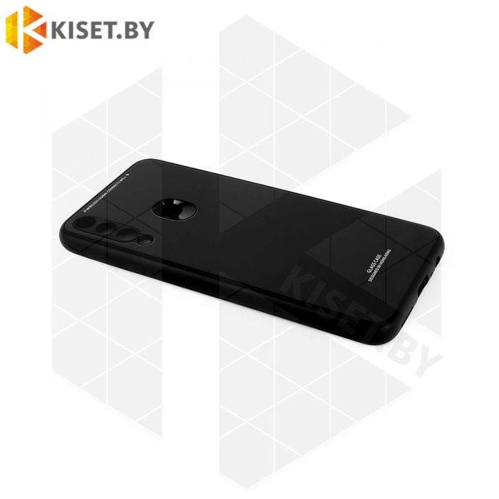 Чехол-бампер Glassy Case для Huawei Y6p (2020) черный
