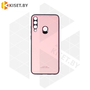 Чехол-бампер Glassy Case для Huawei Y6p (2020) розовый