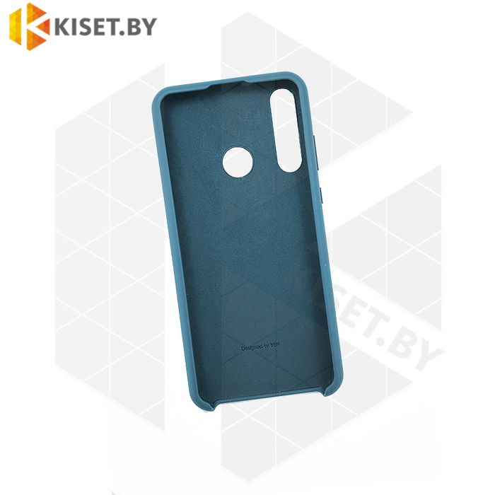 Soft-touch бампер Silicone Cover для Huawei Y6p (2020) изумрудный