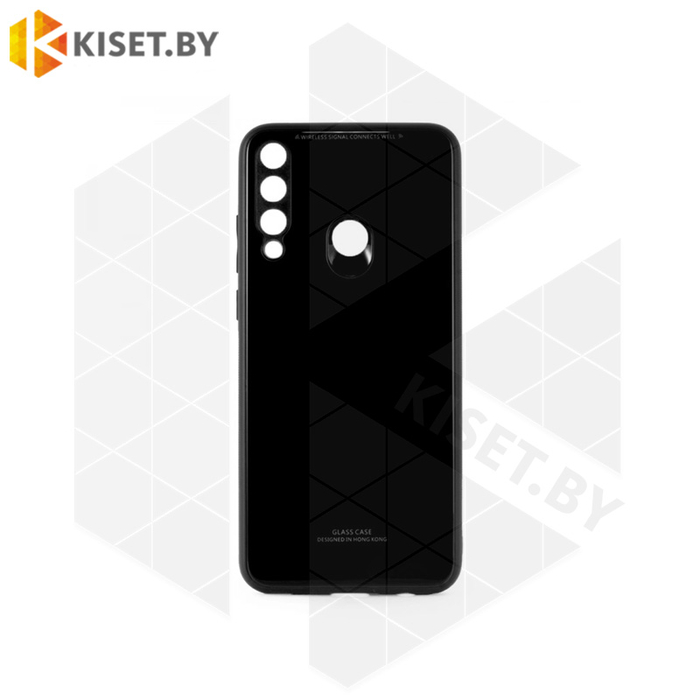 Чехол-бампер Glassy Case для Huawei Y6p (2020) черный