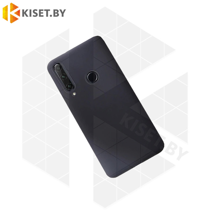 Силиконовый чехол Matte Case для Huawei Y6p черный
