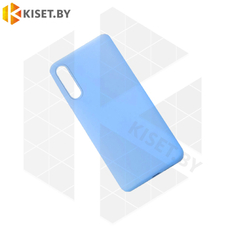 Силиконовый чехол Matte Case для Samsung Galaxy M01 голубой