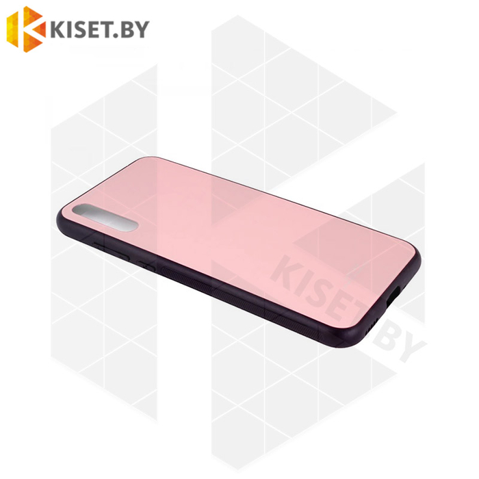 Чехол-бампер Glassy Case для Huawei Y8p (2020) / Honor 30i розовый