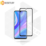 Защитное стекло полной проклейки Full glue для Huawei Y8p (2020) / Honor 30i черное