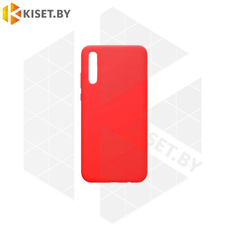 Силиконовый чехол Matte Case для Samsung Galaxy A30s / A50s / A50 красный