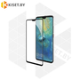 Защитное стекло полной проклейки Full glue для Huawei Y8s черное