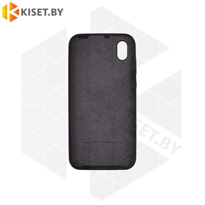 Soft-touch бампер Silicone Cover для Huawei Y5 2019 / Honor 8s черный с закрытым низом