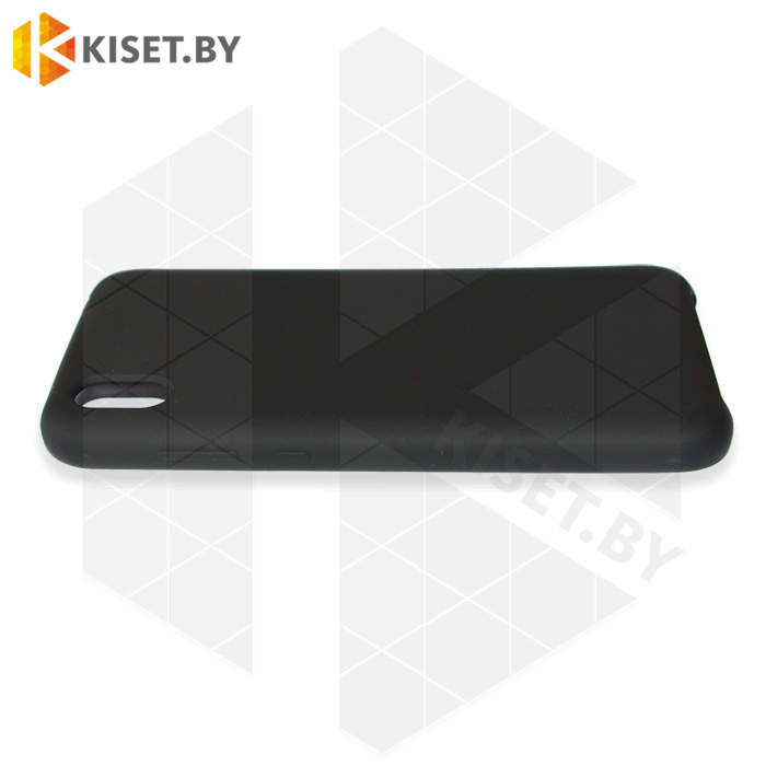 Soft-touch бампер Silicone Cover для Huawei Y5 2019 / Honor 8S черный