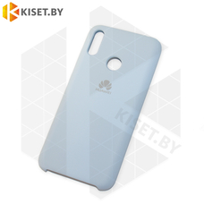 Soft-touch бампер Silicone Cover для Huawei Y7 2019 / Y7 Prime 2019 голубой