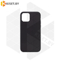 Бампер Silicone Case для iPhone 12 Pro Max черный #18 без логотипа