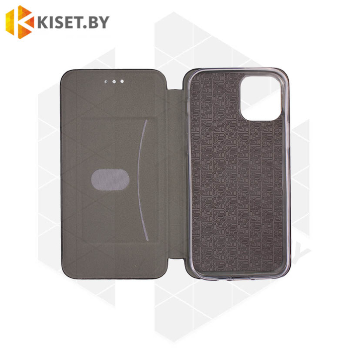 Чехол-книжка Book Case 3D с визитницей для iPhone 12 / 12 Pro черный