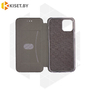 Чехол-книжка Book Case 3D с визитницей для iPhone 12 / 12 Pro черный