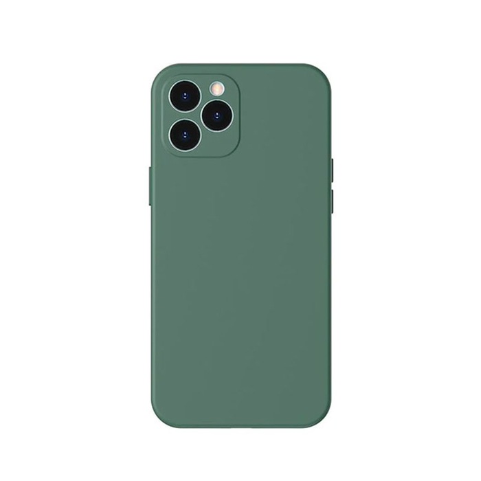 Чехол Baseus Liquid Silica Gel Protective WIAPIPH67N-YT6A для iPhone 12 Pro Max темно-зеленый