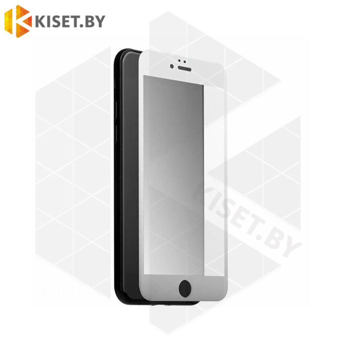 Защитное стекло матовое полной проклейки Full glue для Apple iPhone 6 / 6s белое