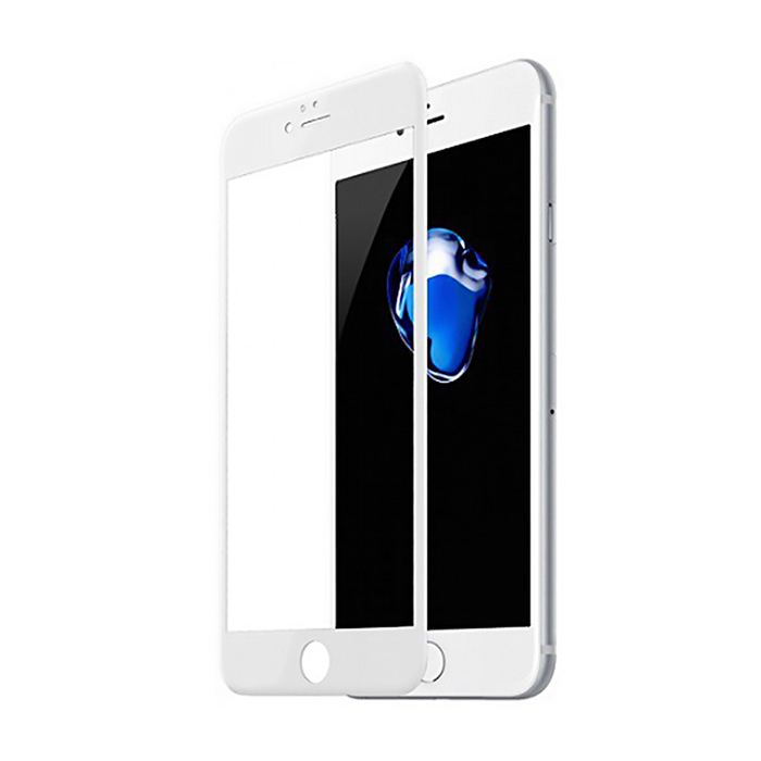Защитное стекло Full Screen 5D для Apple iPhone 6 Plus / 6s Plus, белое
