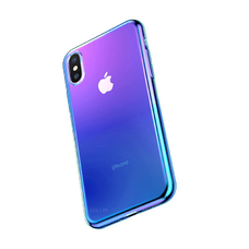 Чехол Baseus Glow WIAPIPH58-XG03 для iPhone X / XS синий