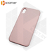 Бампер KST Silicone Case для iPhone Xr розовый песок без логотипа