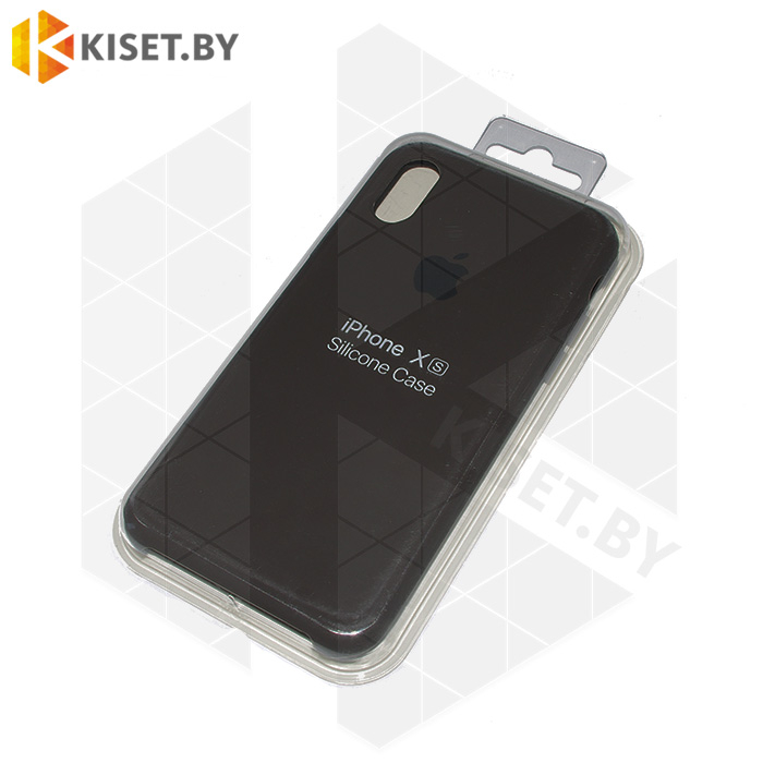 Бампер Silicone Case для iPhone Xs Max кофейный #22