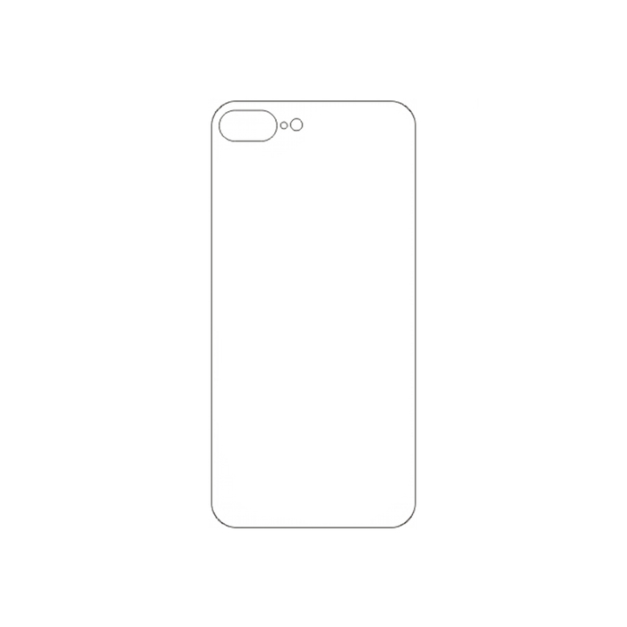 Защитная гидрогелевая пленка для Apple iPhone 8 Plus на заднюю крышку