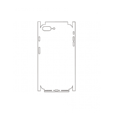 Защитная гидрогелевая пленка KST HG для Apple iPhone 8 Plus на заднюю крышку и боковые грани