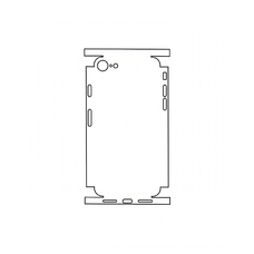 Защитная гидрогелевая пленка KST HG для Apple iPhone 8 на заднюю крышку и боковые грани