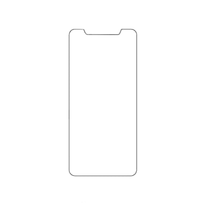 Защитная гидрогелевая пленка для Apple iPhone Xr на экран до скругления прозрачная