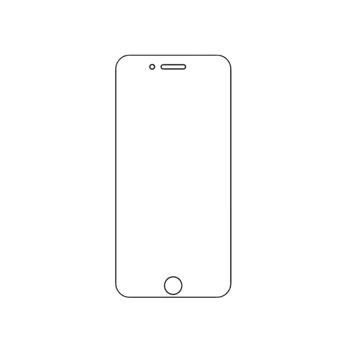 Защитная гидрогелевая пленка для Apple iPhone SE (2020) на экран до скругления прозрачная