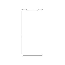 Защитная гидрогелевая пленка KST HG для Apple iPhone Xr на экран до скругления прозрачная