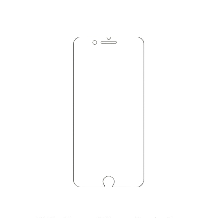 Защитная гидрогелевая пленка для Apple iPhone 7 Plus на экран до скругления прозрачная