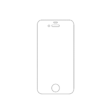 Защитная гидрогелевая пленка KST HG для Apple iPhone 4s на весь экран прозрачная