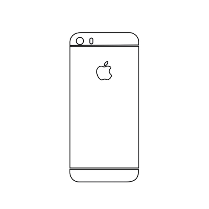 Защитная гидрогелевая пленка для Apple iPhone 5 / 5s на заднюю крышку и боковые грани