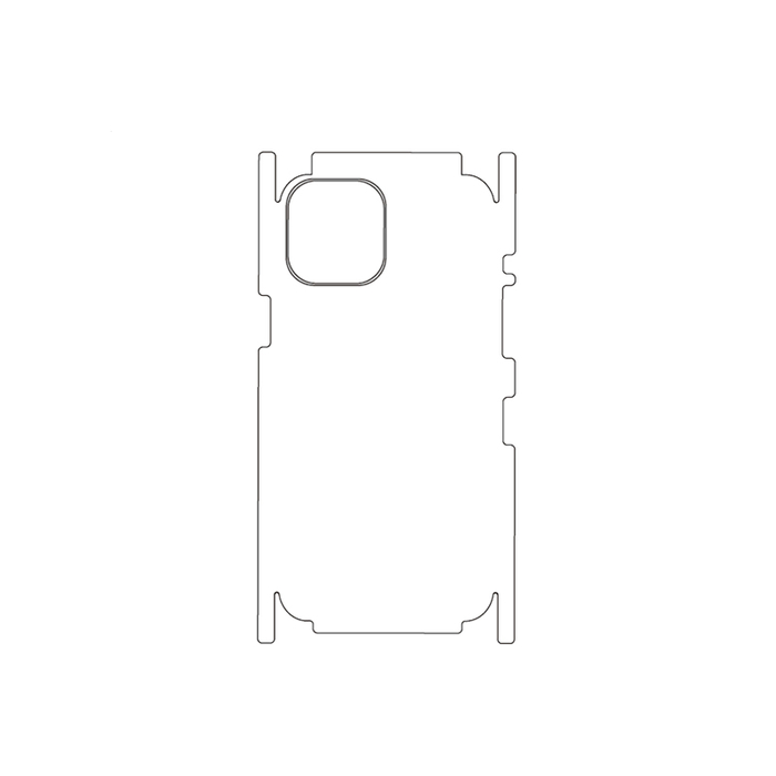 Защитная гидрогелевая пленка для Apple iPhone 12 Pro на заднюю крышку и боковые грани