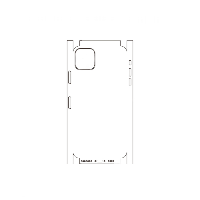 Защитная гидрогелевая пленка для Apple iPhone 11 Pro Max на заднюю крышку и боковые грани