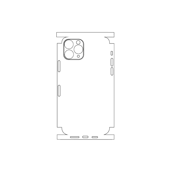 Защитная гидрогелевая пленка для Apple iPhone 11 Pro на заднюю крышку и боковые грани